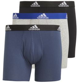 lacitesport.com - Adidas Logo Briefs 3 Pairs - Boxer, Couleur: Multicolore, Taille: S