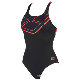 lacitesport.com - Arena W Essentials Swim Pro Back Maillot de bain Femme, Couleur: Noir, Taille: 46