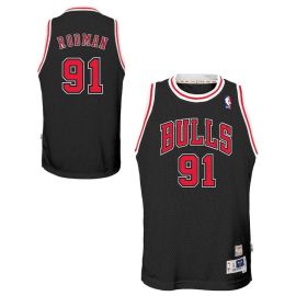 lacitesport.com - Mitchell&Ness NBA Dennis Rodman Chicago Bulls Maillot de basket Enfant, Taille: 10 ans