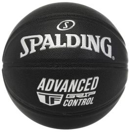lacitesport.com - Spalding Advanced Grip Control In/Out Ballon de basket, Couleur: Noir, Taille: 7