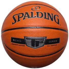 lacitesport.com - Spalding Silver TF Ballon de basket, Couleur: Orange, Taille: 7