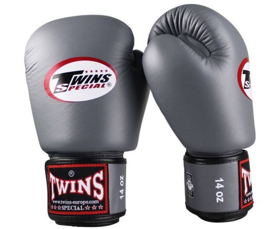 lacitesport.com - Twins BGVL3 Gants de boxe Adulte, Couleur: Gris, Taille: 10oz