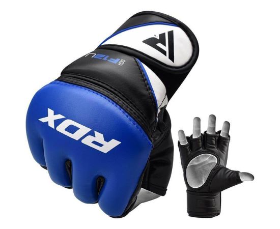 lacitesport.com - RDX F12 Gants de MMA Adulte, Couleur: Bleu, Taille: L