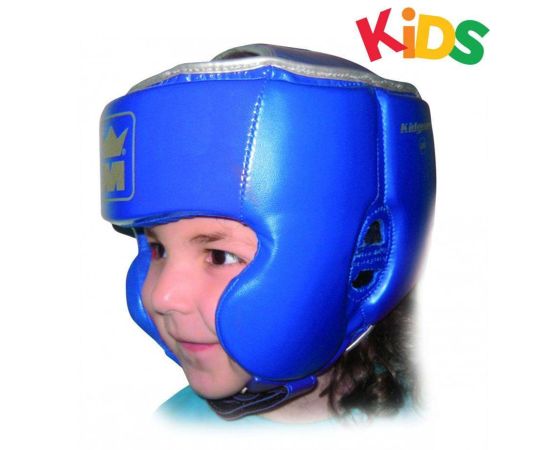 lacitesport.com - Montana Kidguard Casque de boxe, Couleur: Bleu, Taille: JR