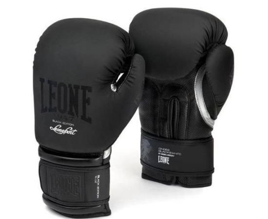 lacitesport.com - Leone 1947 Black Edition Gants de boxe Adulte, Couleur: Noir, Taille: 16oz