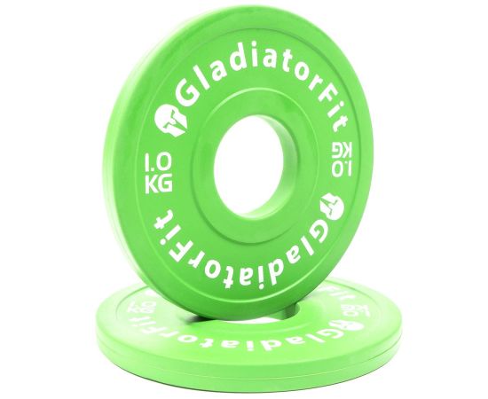 lacitesport.com - Gladiatorfit 51mm 0,5 à 2,5kg Disque fractionnaire additionnel, Poids: 1kg