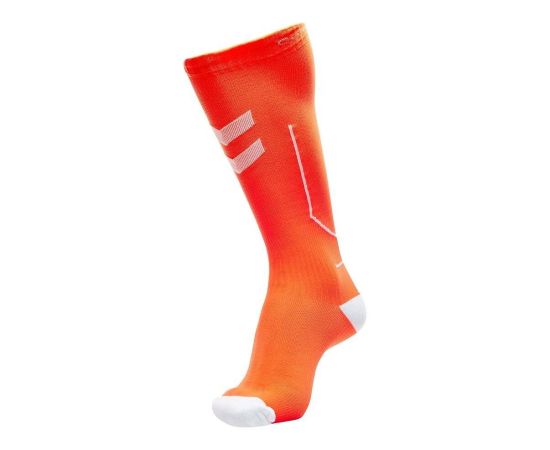 lacitesport.com - Hummel - Chaussettes de compression, Couleur: Orange, Taille: 39/42