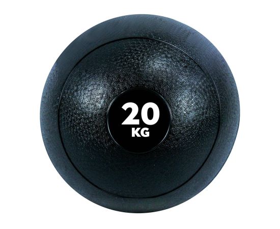 lacitesport.com - Gladiatorfit Small Ball 3kg à 30kg Balle lestée fitness, Couleur: Noir, Poids: 20kg