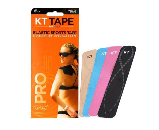 lacitesport.com - KT Tape Recovery PRO 3P - Bande de strapping, Couleur: Noir