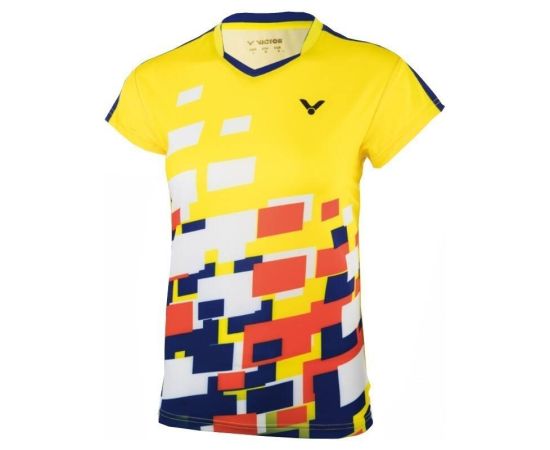 lacitesport.com - Victor Malaysia W T-shirt Femme, Couleur: Jaune, Taille: M