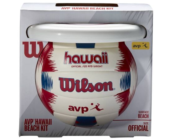 lacitesport.com - Wilson Hawaii AVP Ballon de volley, Couleur: Blanc, Taille: 5