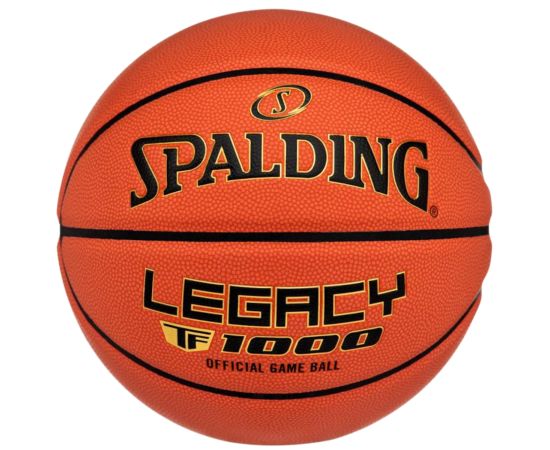 lacitesport.com - Spalding TF1000 Legacy Logo FIBA Ballon de basket, Couleur: Orange, Taille: 6