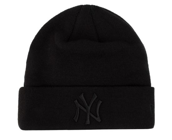lacitesport.com - New Era New York Yankees Cuff - Bonnet, Couleur: Noir, Taille: OSFM
