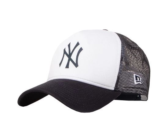 lacitesport.com - New Era Team Block New York Yankees MLB Trucker - Casquette, Couleur: Blanc, Taille: OSFM