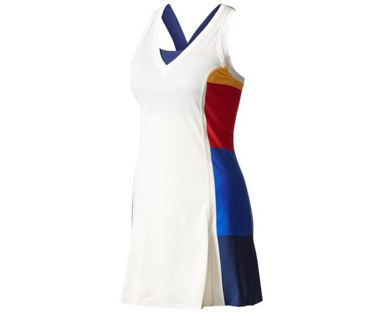 lacitesport.com - Adidas NY Colorblock Pharrell Williams Robe de tennis Femme, Couleur: Blanc, Taille: XS