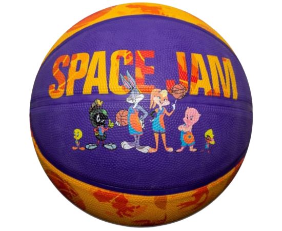 lacitesport.com - Spalding Space Jam Tune Squad Ballon de basket, Couleur: Violet, Taille: 7