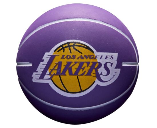 lacitesport.com - Wilson NBA Dribbler Los Angeles Lakers Mini Ballon de basket, Couleur: Violet, Taille: TU