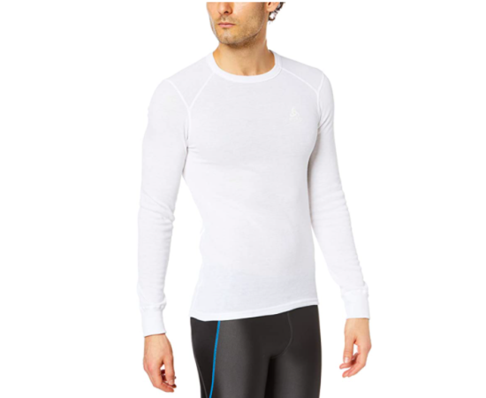 lacitesport.com - Odlo Warm Sous Pull Homme, Couleur: Blanc, Taille: XL