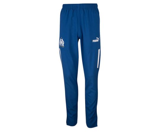 lacitesport.com - Puma OM Pantalon Prematch 22/23 Homme, Couleur: Bleu, Taille: M