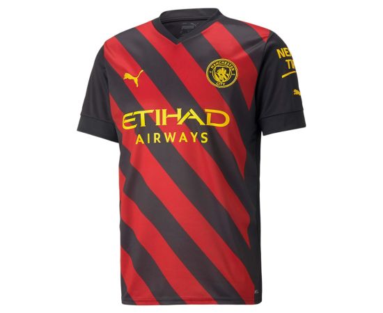 lacitesport.com - Puma Manchester City Maillot Extérieur 22/23 Homme, Couleur: Noir, Taille: M