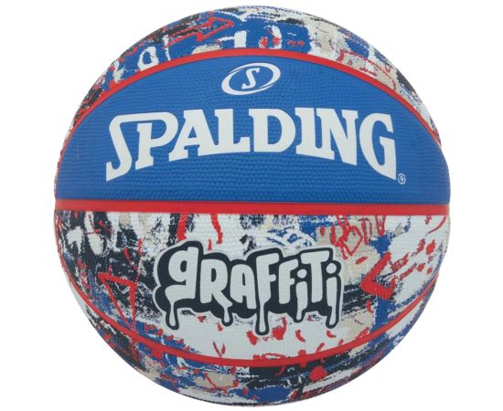 lacitesport.com - Spalding Graffiti Ballon de basket, Couleur: Gris, Taille: 7