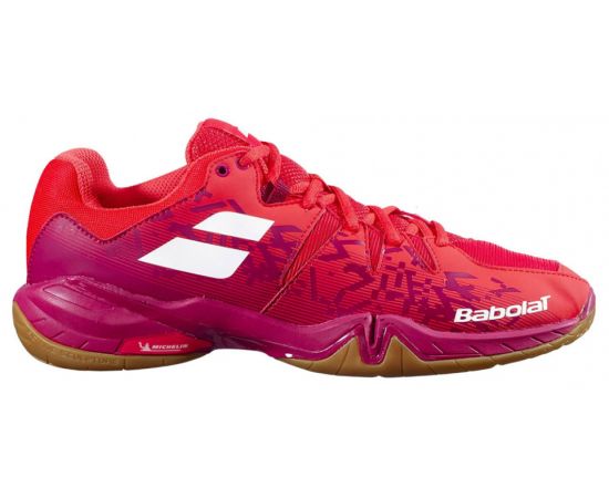 lacitesport.com - Babolat Shadow Spirit 2021 Chaussures de badminton Homme, Couleur: Rouge, Taille: 45