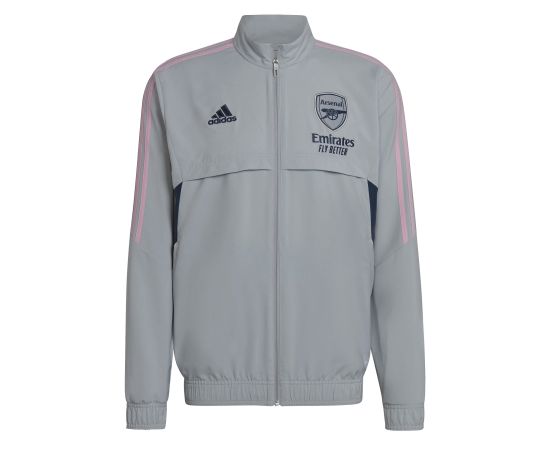 lacitesport.com - Adidas FC Arsenal Veste Prematch 22/23 Homme, Couleur: Gris, Taille: L