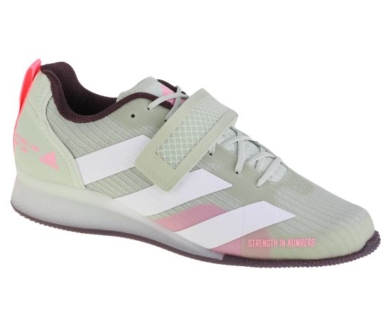 lacitesport.com - Adidas Adipower Weightlifting 3 - Chaussures d'haltérophilie, Couleur: Vert, Taille: 42