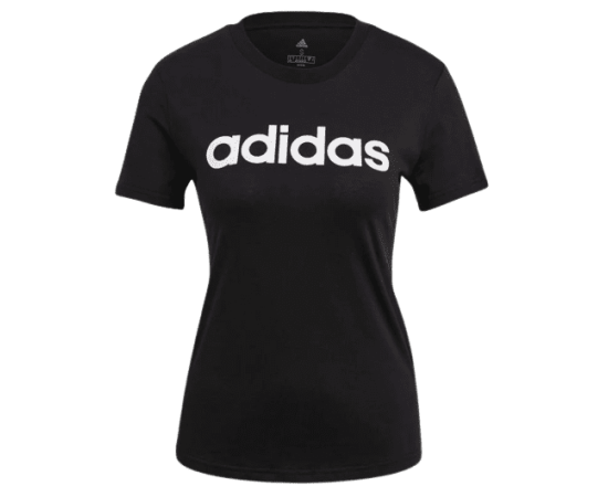 lacitesport.com - Adidas Lin T T-shirt Femme, Couleur: Noir, Taille: XS