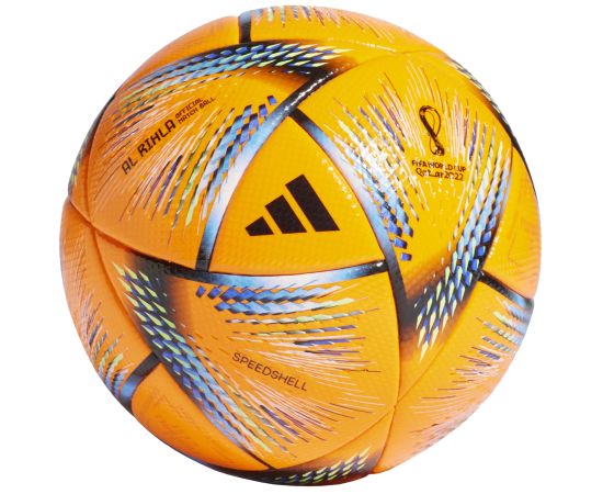 lacitesport.com - Adidas Al Rihla Pro WTR Ballon de foot, Couleur: Orange, Taille: 5