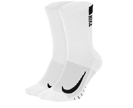 lacitesport.com - Nike Multiplier Crew 2PR - Chaussettes, Couleur: Blanc Noir, Taille: S