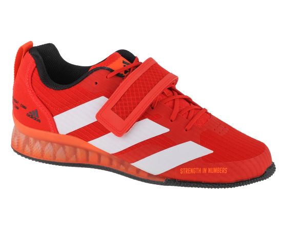 lacitesport.com - Adidas Adipower Weightlifting 3 - Chaussures d'haltérophilie, Couleur: Rouge, Taille: 42 2/3