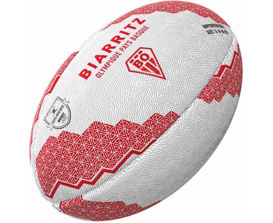 lacitesport.com - Gilbert Biarritz Olympique Pays Basque Collection Officielle Ballon de rugby
