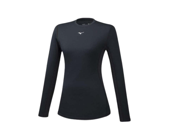 lacitesport.com - Mizuno Mid Weight T-shirt running femme, Couleur: Noir, Taille: L