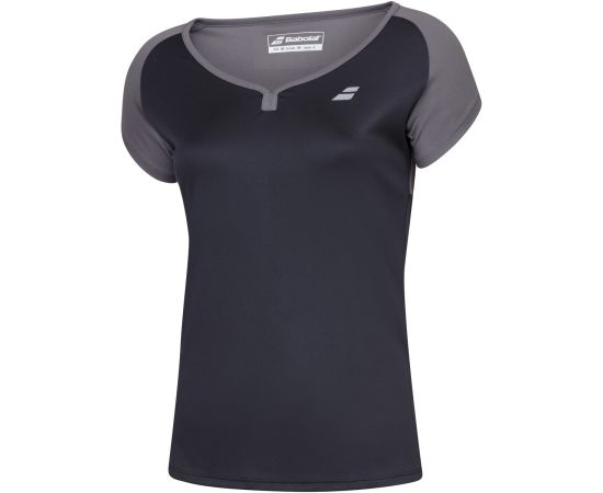 lacitesport.com - Babolat Play T-shirt de tennis Femme, Couleur: Noir, Taille: XS