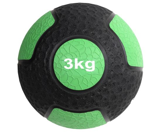 lacitesport.com - GladiatorFit Ballon lesté Medecine Ball en caoutchouc résistant, Poids: 3kg