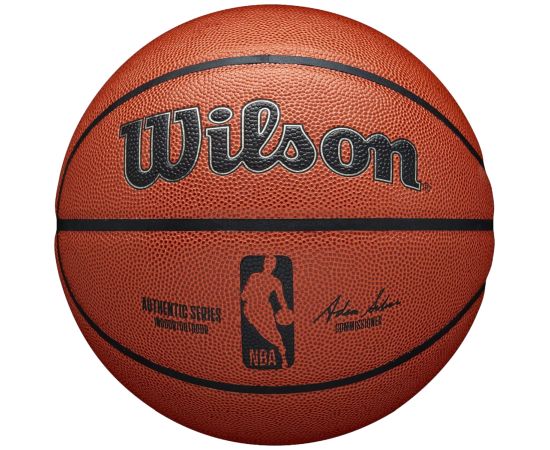 lacitesport.com - Wilson NBA Authentic Series Ballon de basket, Couleur: Orange, Taille: 7