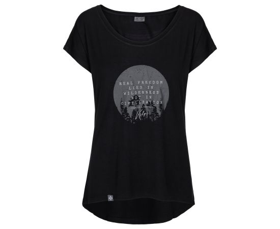 lacitesport.com - Kilpi Roisin Coton T-shirt Femme, Couleur: Noir, Taille: 34
