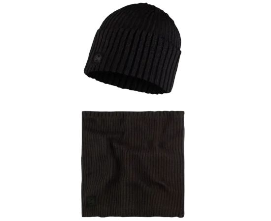 lacitesport.com - Buff Gift - Ensemble bonnet et cache cou, Couleur: Noir, Taille: TU