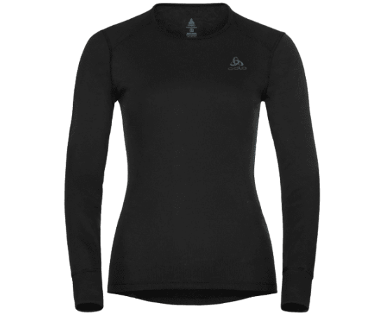 lacitesport.com - Odlo Active Warm Eco T-shirt Femme, Couleur: Noir, Taille: L