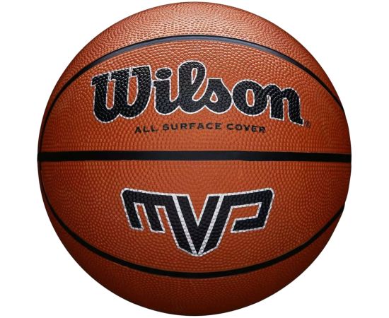 lacitesport.com - Wilson MVP 295 Ballon de basket, Couleur: Marron, Taille: 7
