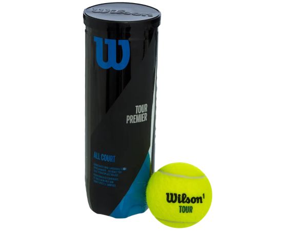 lacitesport.com - Wilson Tour Premier All Court Balles de tennis, Couleur: Jaune, Taille: TU