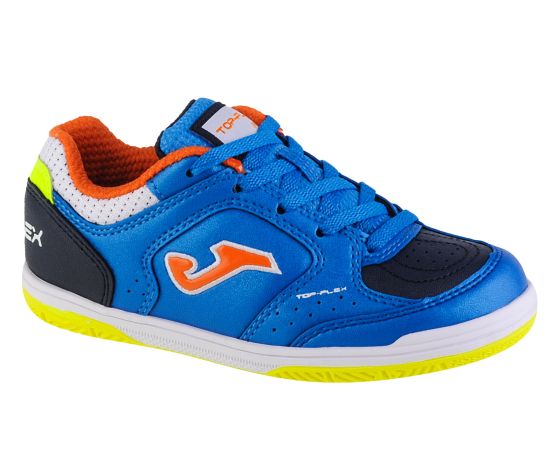lacitesport.com - Joma Top Flex 2204 IN Chaussures de foot Enfant, Couleur: Bleu, Taille: 28