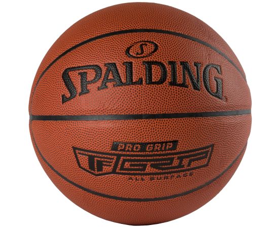 lacitesport.com - Spalding Pro Grip Ballon de basket, Couleur: Orange, Taille: 7