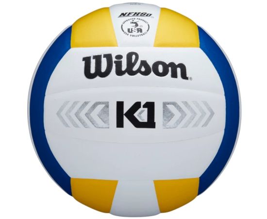 lacitesport.com - Wilson K1 Silver Ballon de volley, Couleur: Blanc, Taille: 5