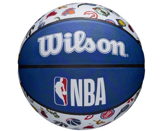 lacitesport.com - Wilson NBA All Team Ballon de basket, Couleur: Bleu, Taille: 7