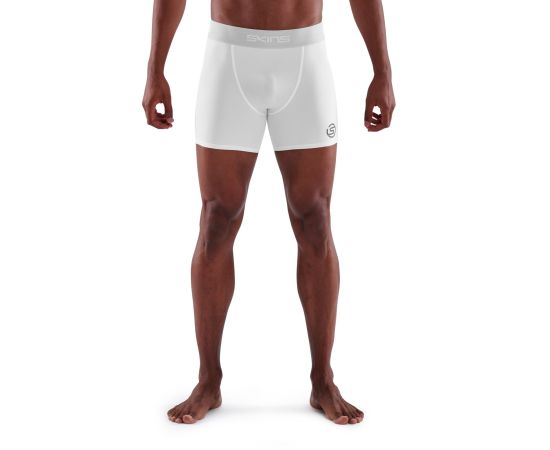 lacitesport.com - Skins Short de Compression Homme, Couleur: Blanc, Taille: S