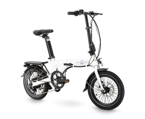 lacitesport.com - Biclou Mini Fold - Vélo électrique super léger et compact - Blanc