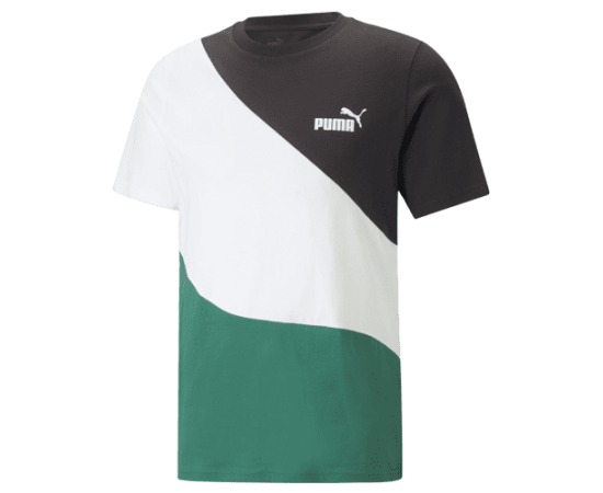lacitesport.com - Puma Power Cat T-shirt Homme, Couleur: Vert, Taille: XS