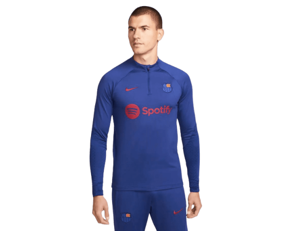 lacitesport.com - Nike FC Barcelone Sweat Training Strike 22/23 Homme, Couleur: Bleu, Taille: XL